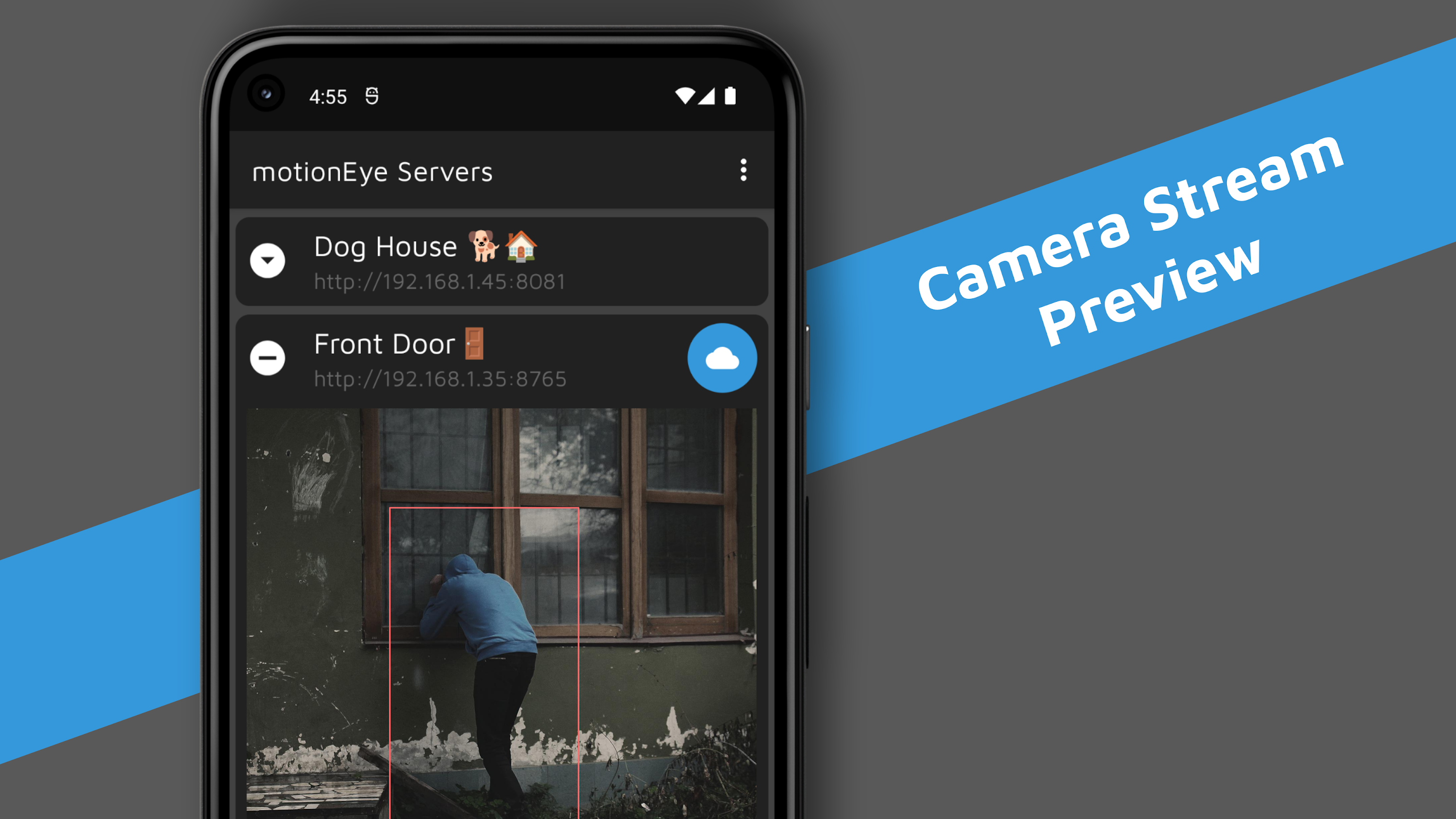 اسکرین شات 3 برنامه motionEye