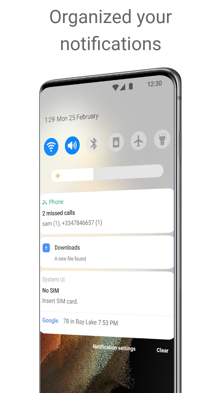 اسکرین شات 2 برنامه Galaxy Style Control Center