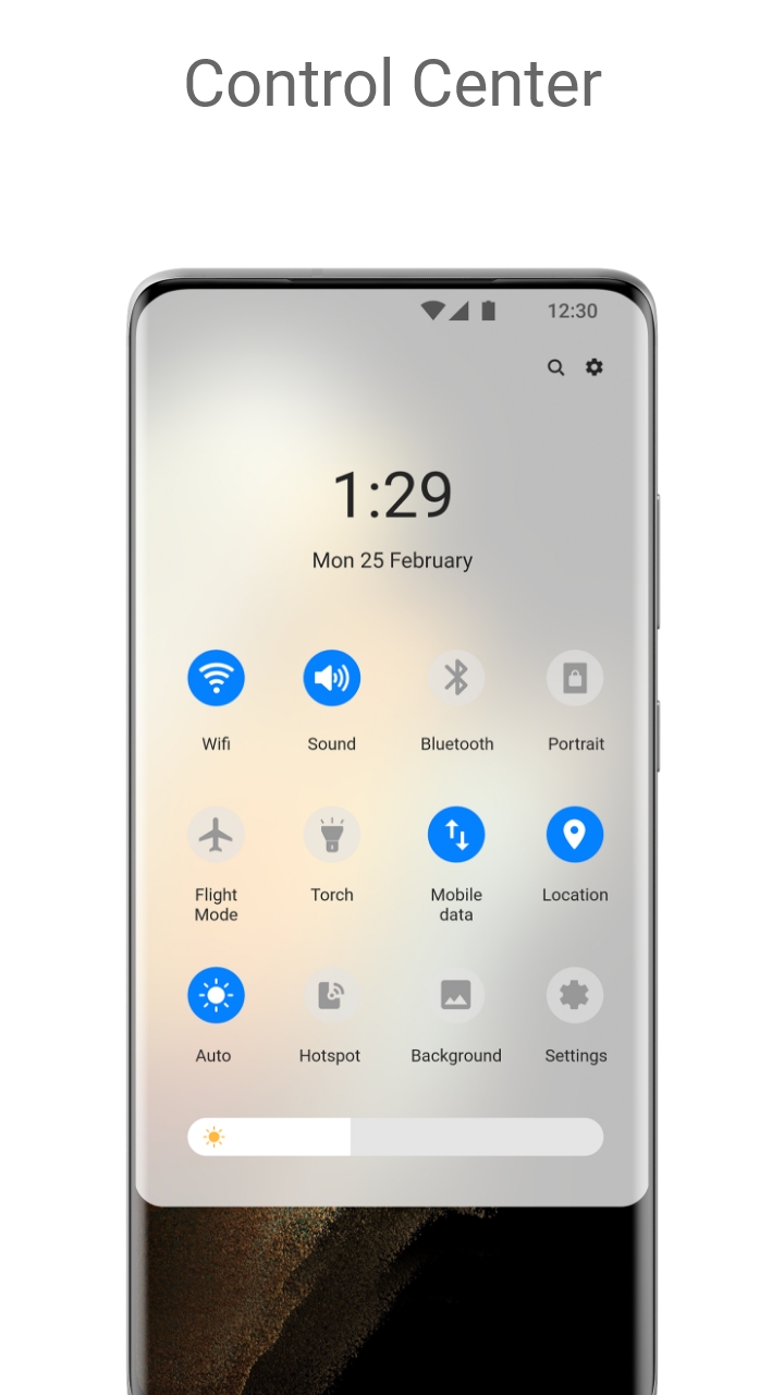 اسکرین شات 1 برنامه Galaxy Style Control Center