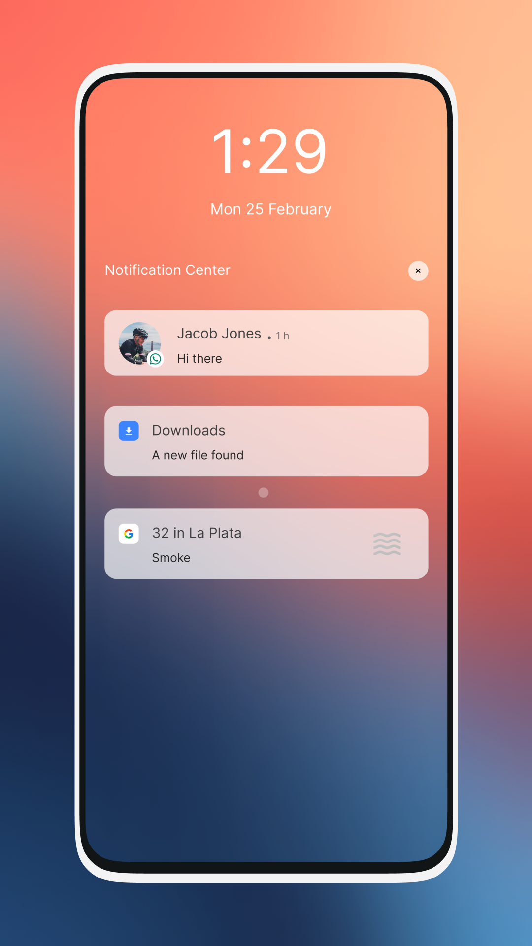 اسکرین شات 2 برنامه OS Style Control Center