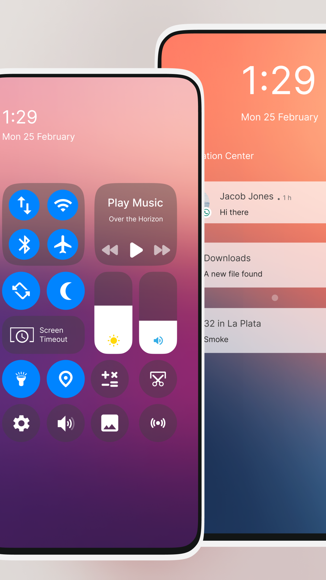 اسکرین شات 5 برنامه OS Style Control Center