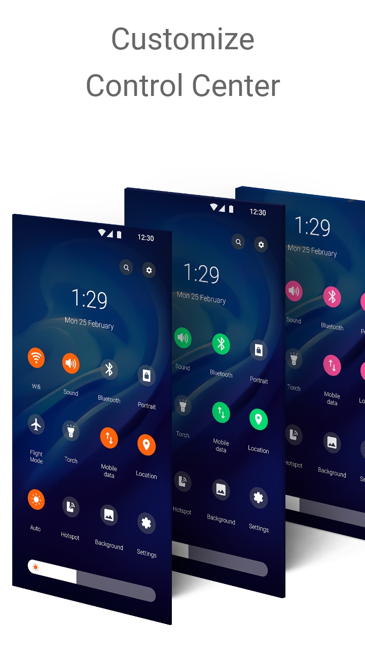 اسکرین شات 3 برنامه Control Center in Ubuntu Style