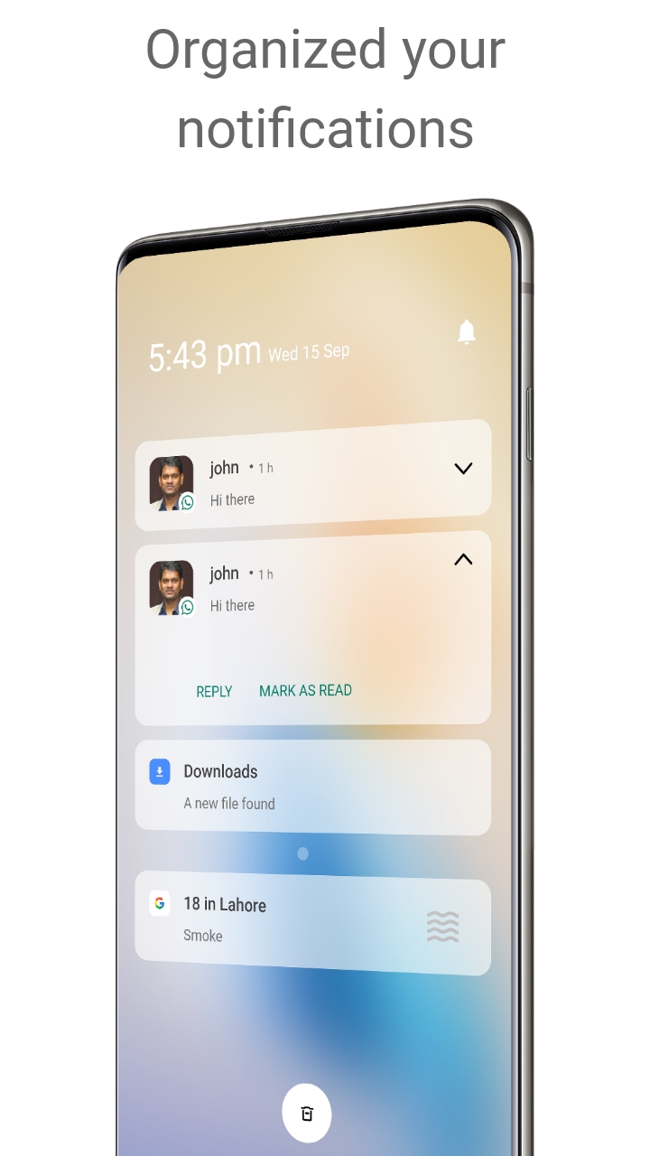 اسکرین شات 2 برنامه Vivo Style Control Center