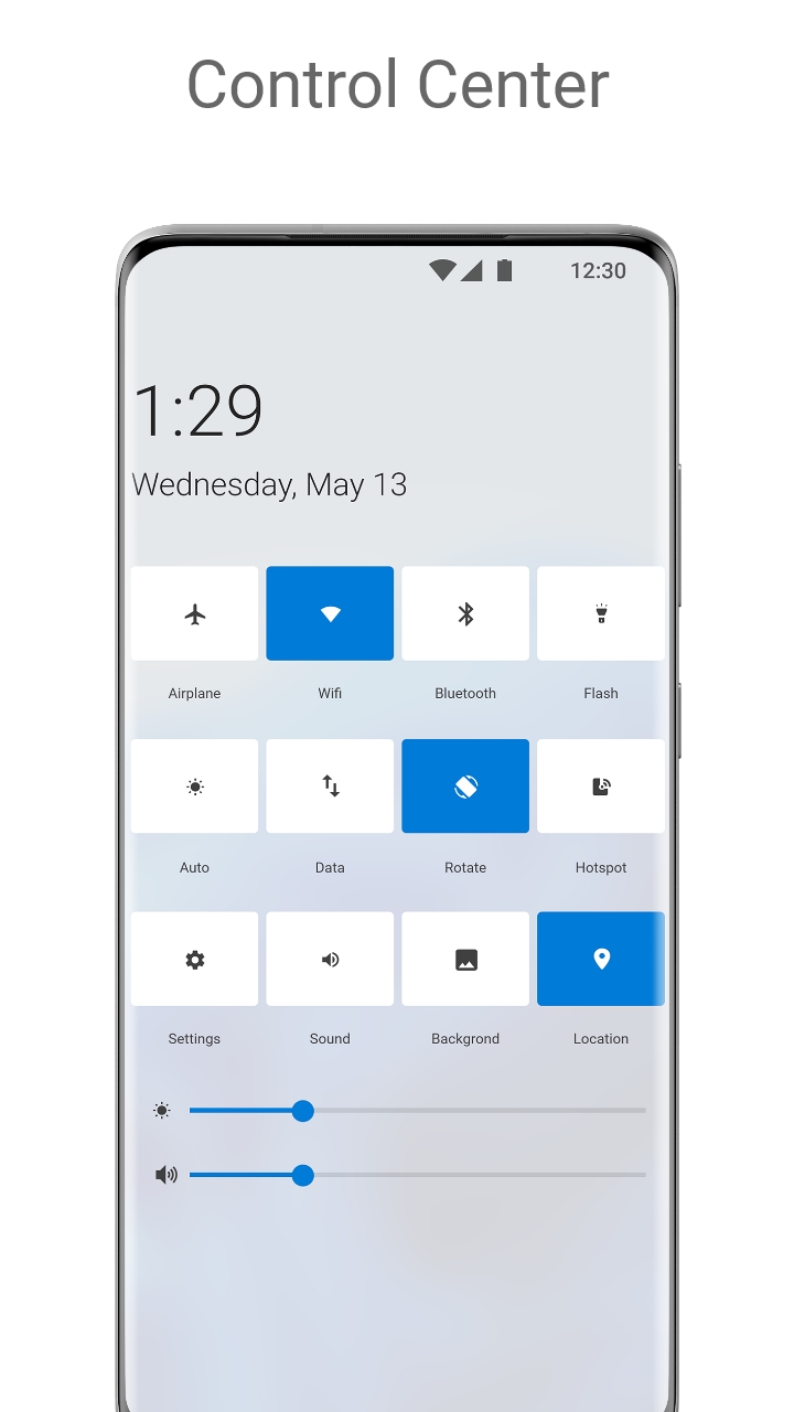 اسکرین شات 1 برنامه Win 11 Style Control Center