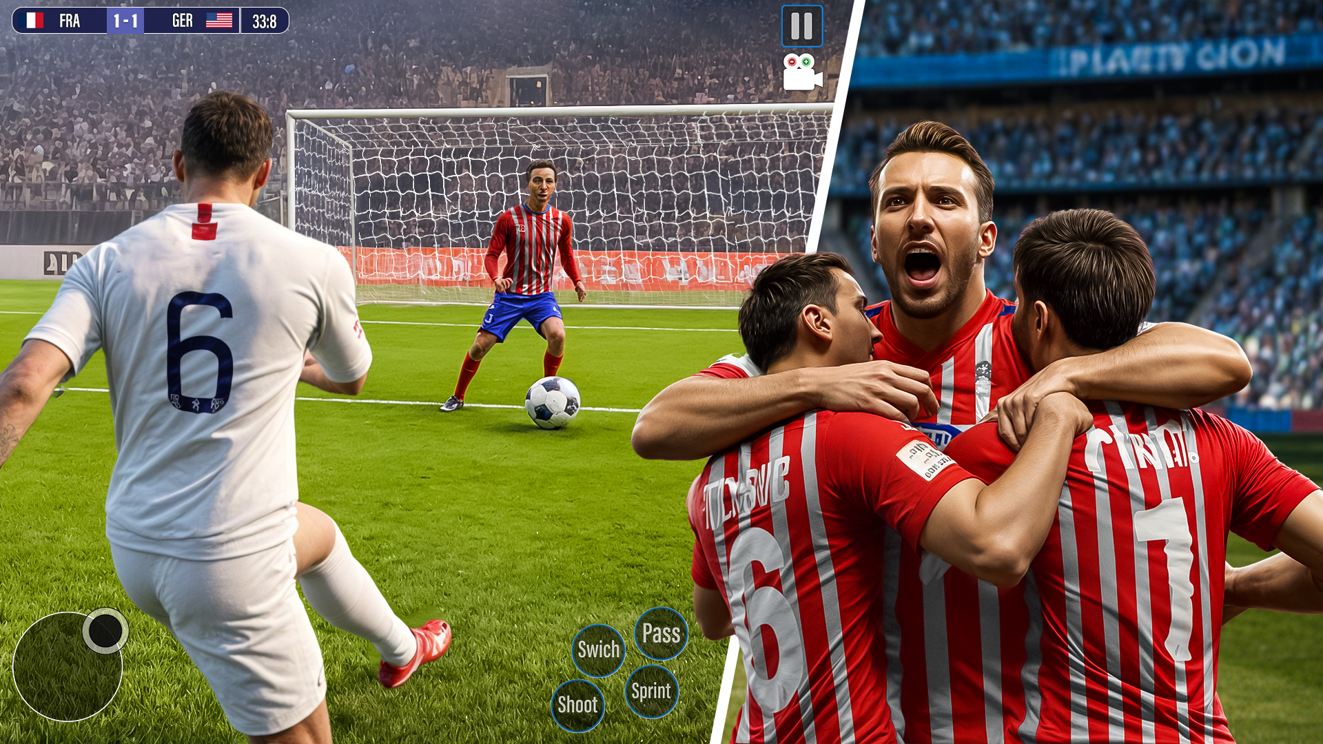 اسکرین شات 3 بازی Soccer 2026 Football Games