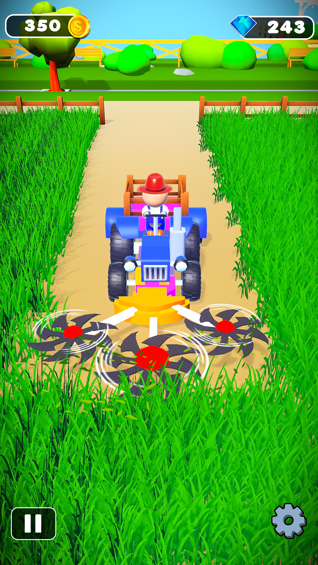 اسکرین شات 4 بازی Grass Cutting Offline