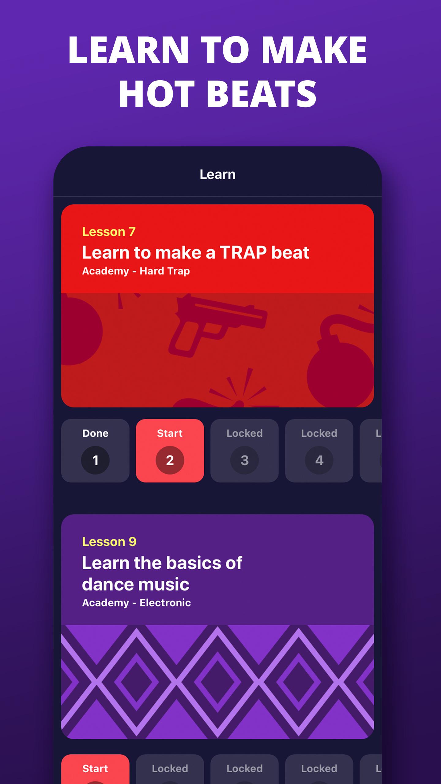اسکرین شات 3 برنامه Jambl: Beat Maker & Music Dj
