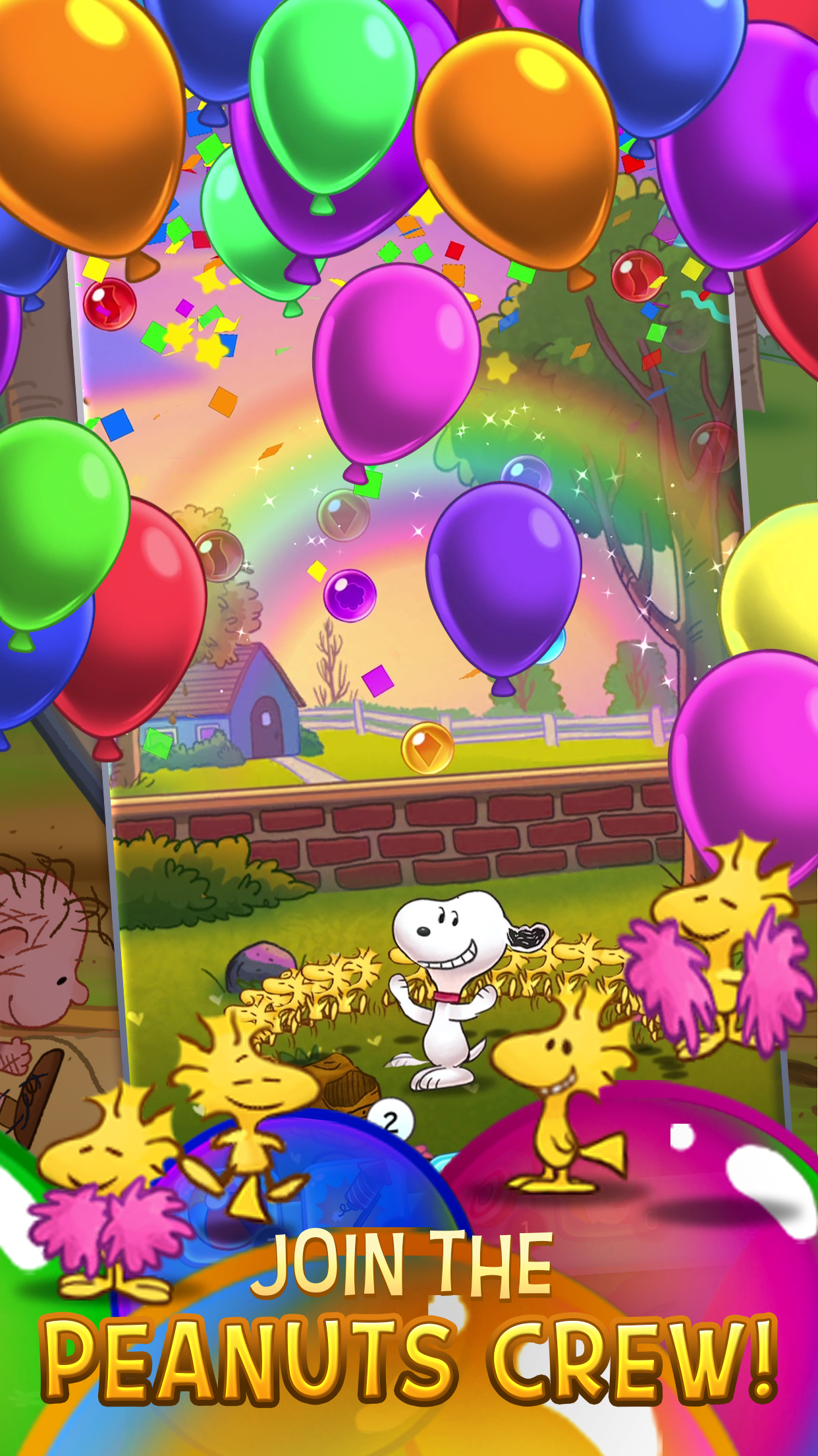 اسکرین شات 5 بازی Bubble Shooter - Snoopy POP!