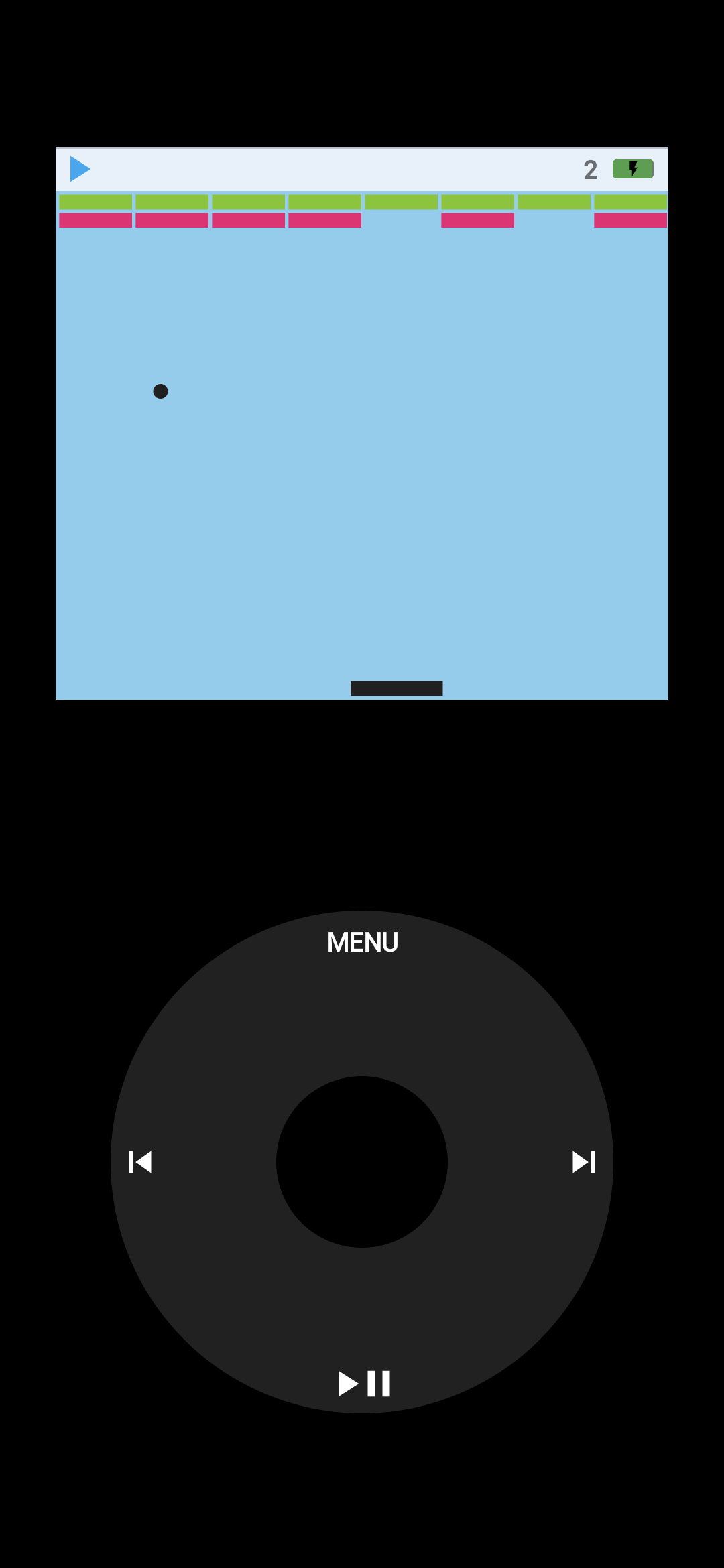 اسکرین شات 4 برنامه retroPod: ClickWheel Music App