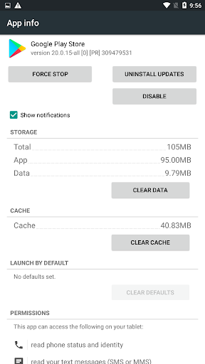 اسکرین شات 3 برنامه Play Store Settings Shortcut