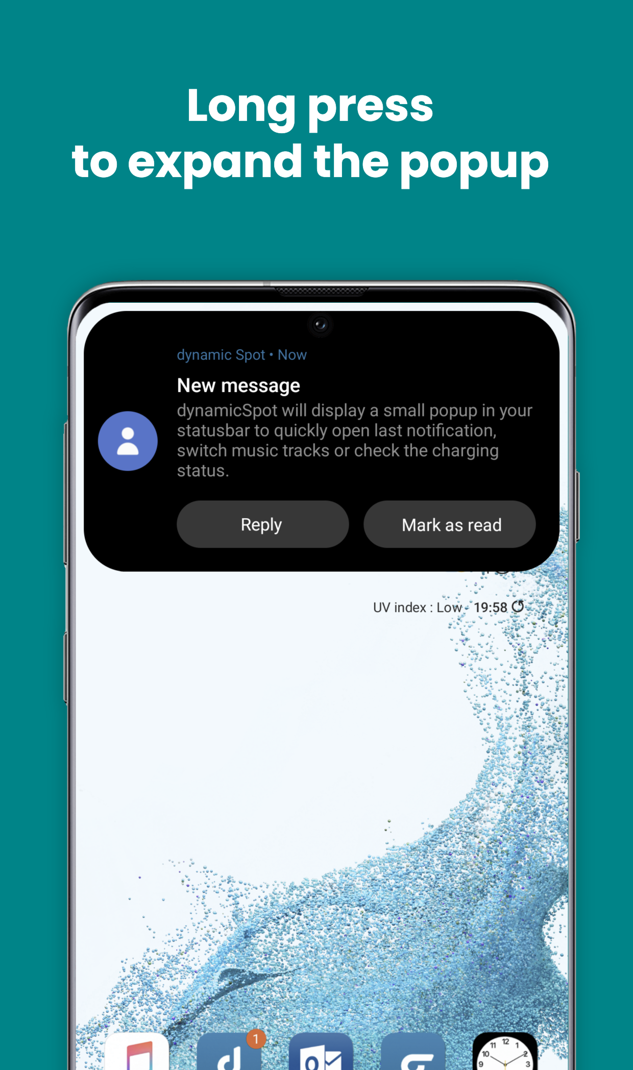 اسکرین شات 2 برنامه dynamicSpot - Dynamic Island