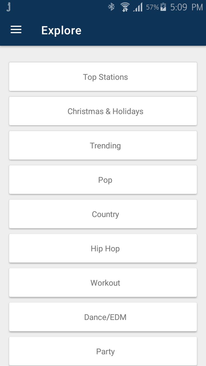 اسکرین شات 4 برنامه Jango Radio