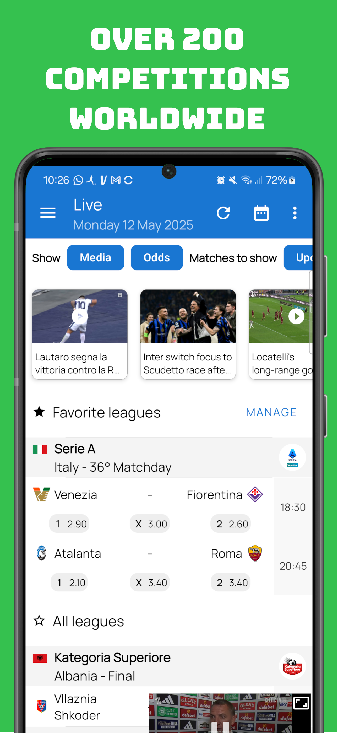 اسکرین شات 2 برنامه Live Action Soccer 2024/2025