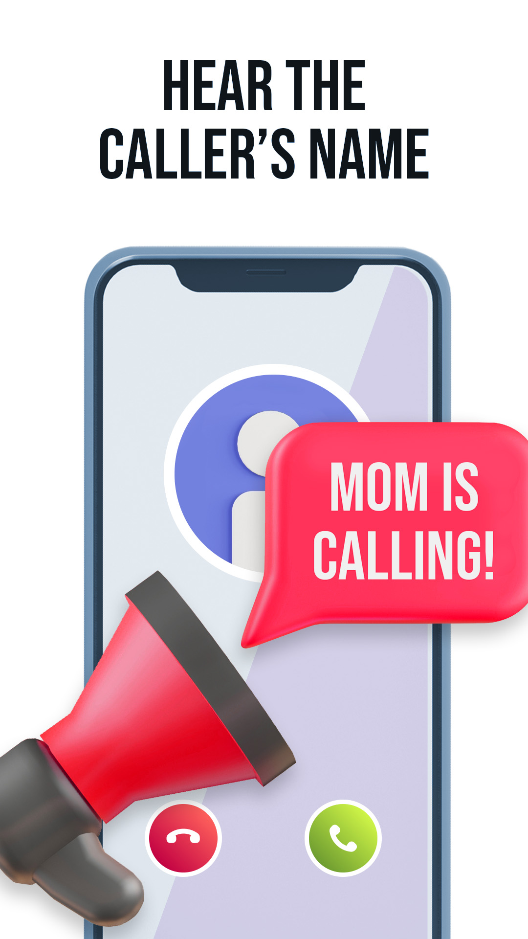 اسکرین شات 1 برنامه Caller Name Announcer Pro