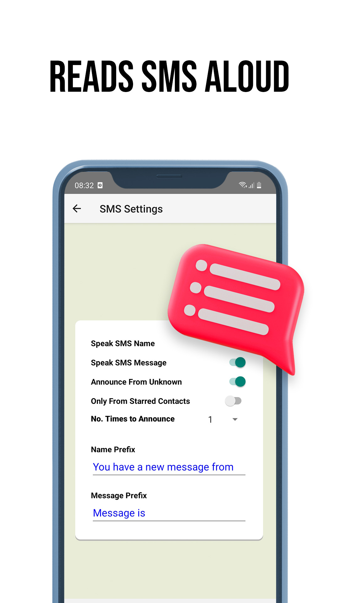 اسکرین شات 3 برنامه Caller Name Announcer Pro