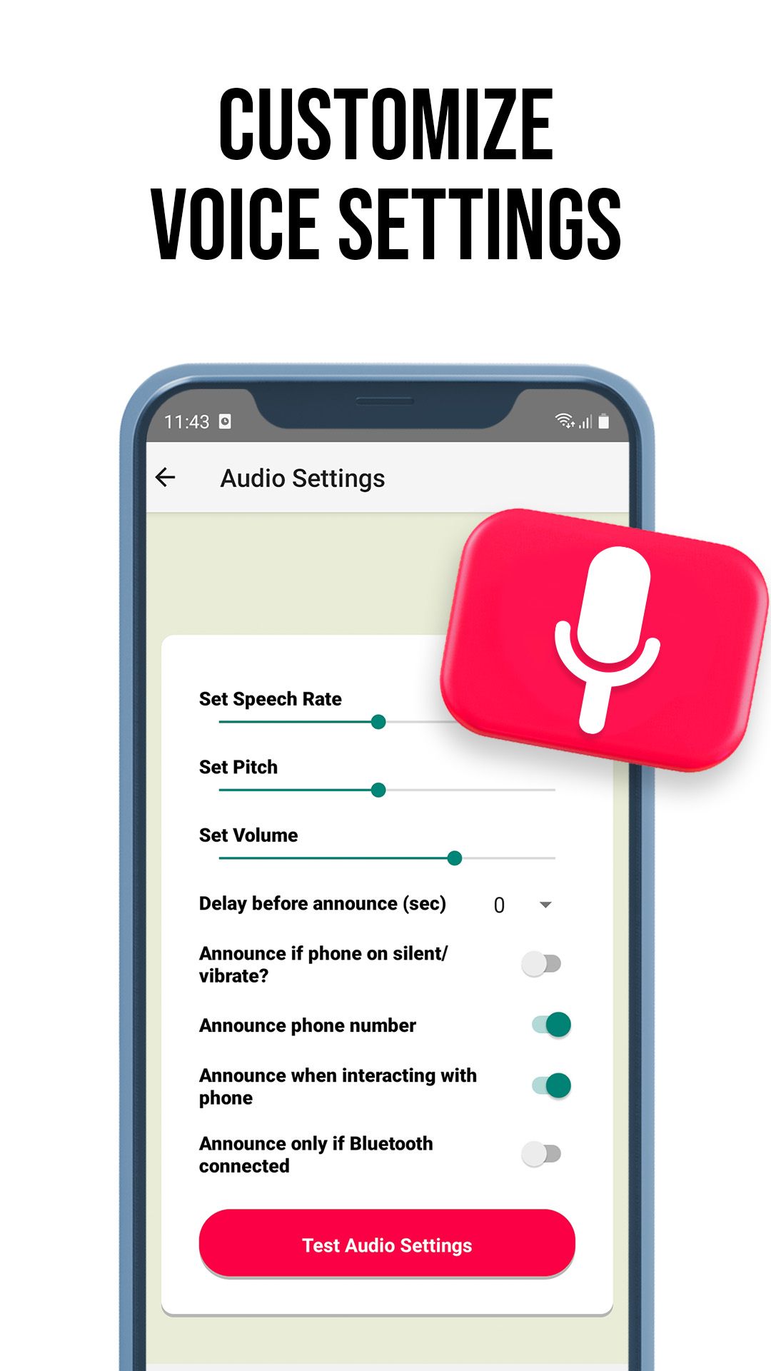 اسکرین شات 6 برنامه Caller Name Announcer Pro