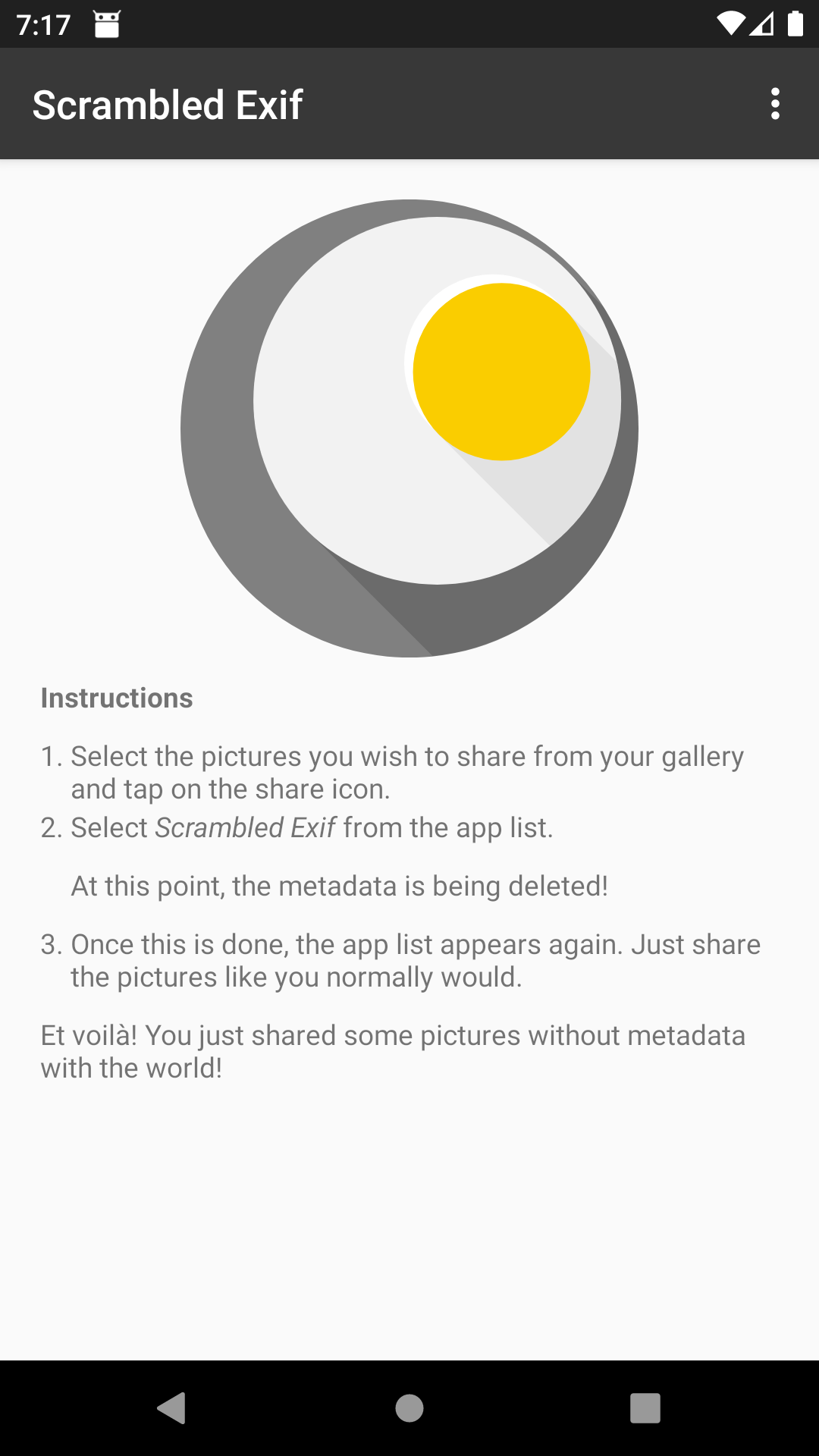 اسکرین شات 2 برنامه Scrambled Exif