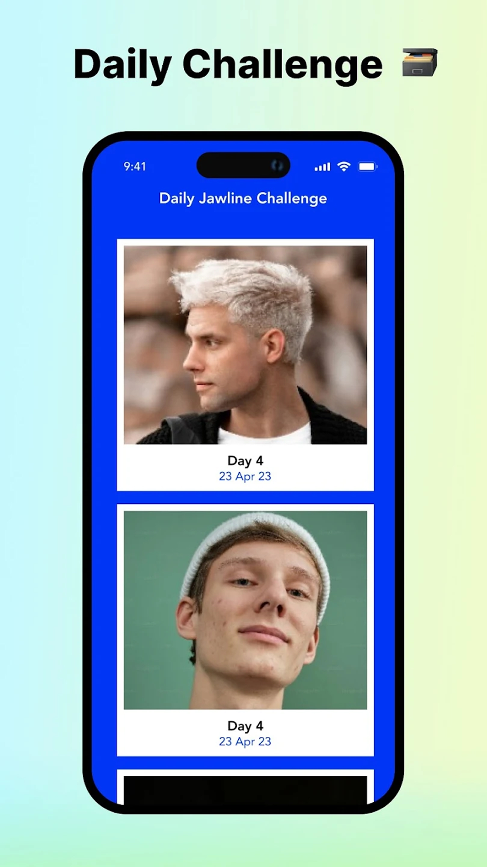اسکرین شات 4 برنامه Jawline exercises and mewing