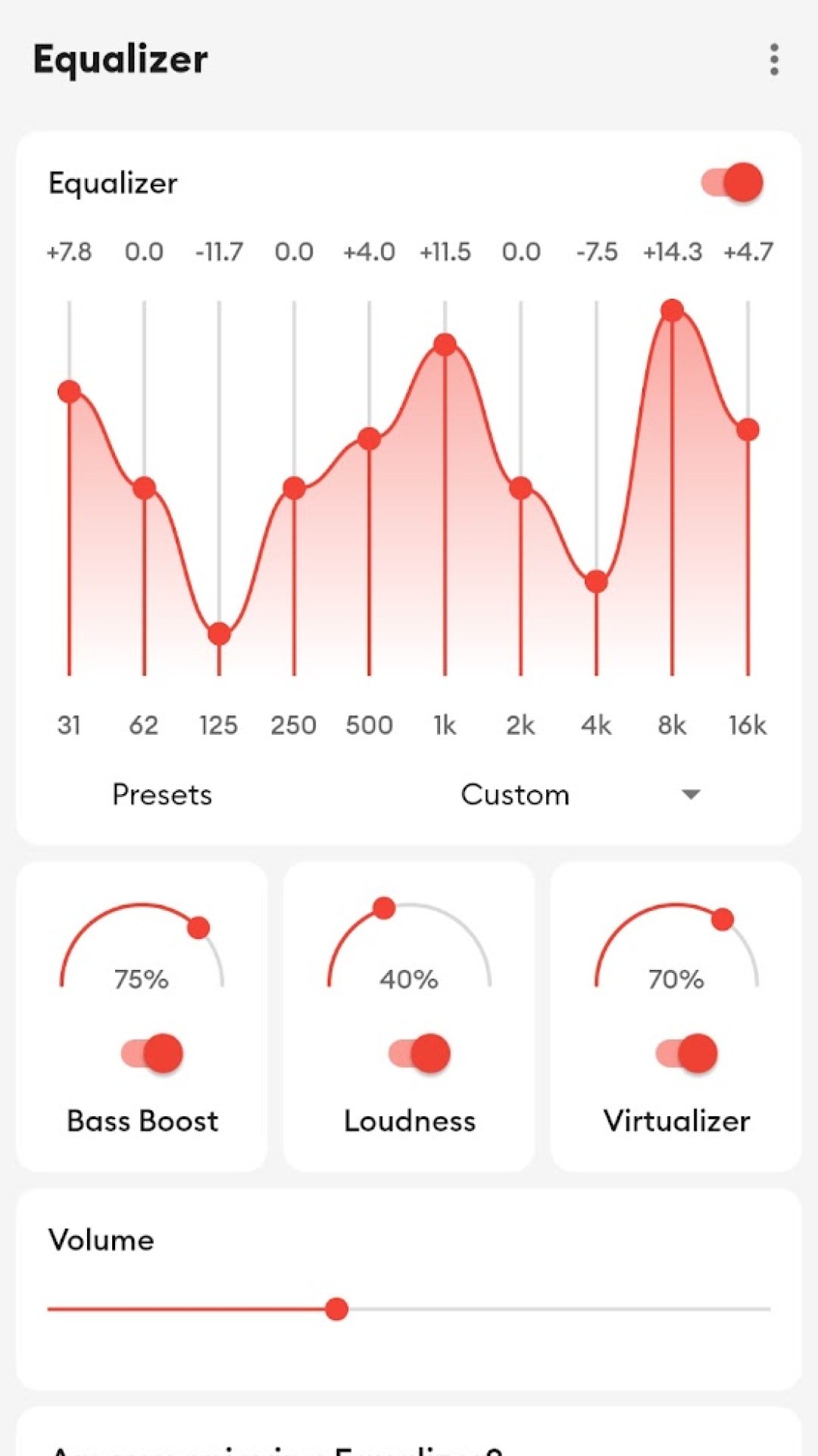 اسکرین شات 8 برنامه Flat Equalizer - Bass Booster