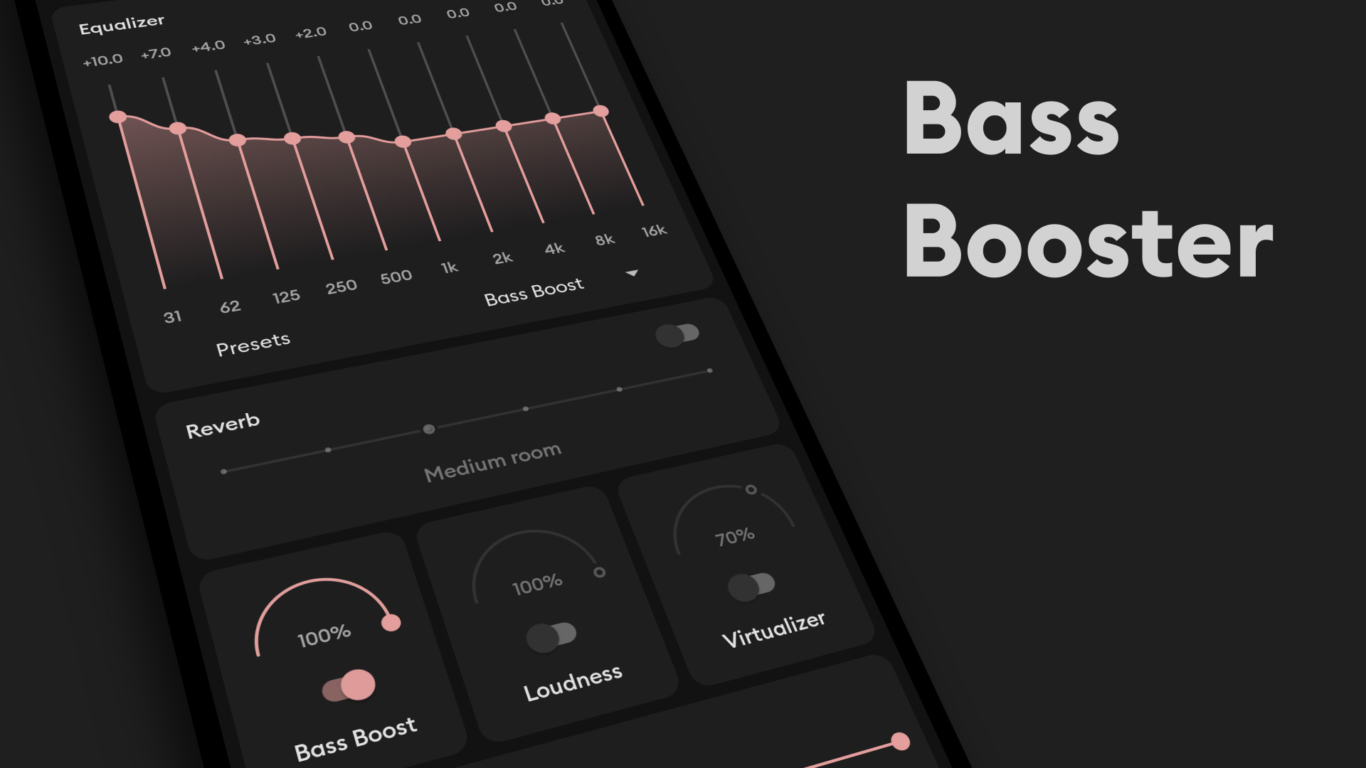 اسکرین شات 3 برنامه Flat Equalizer - Bass Booster