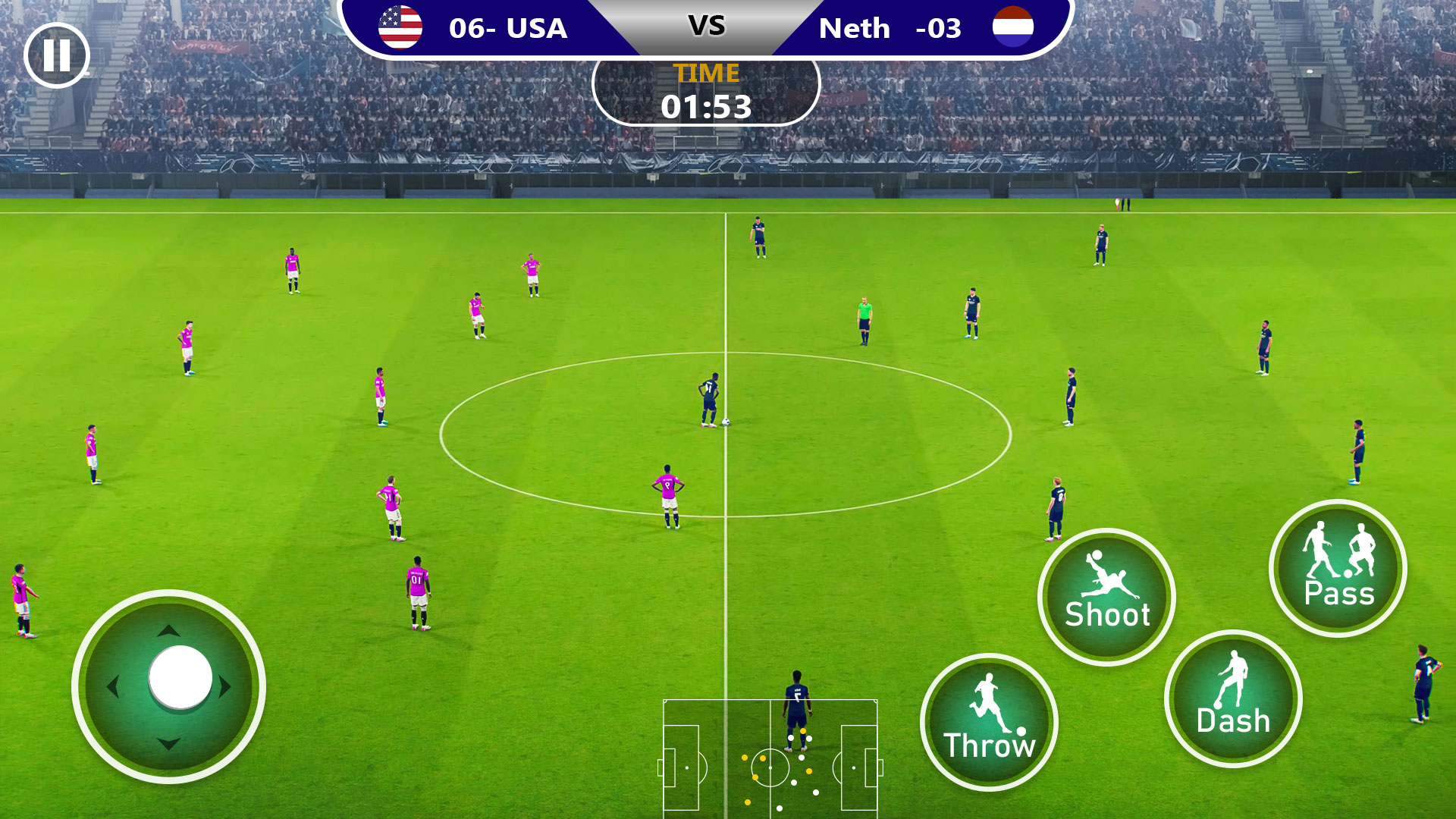 اسکرین شات 6 بازی Dream Football 2025 Soccer 3d