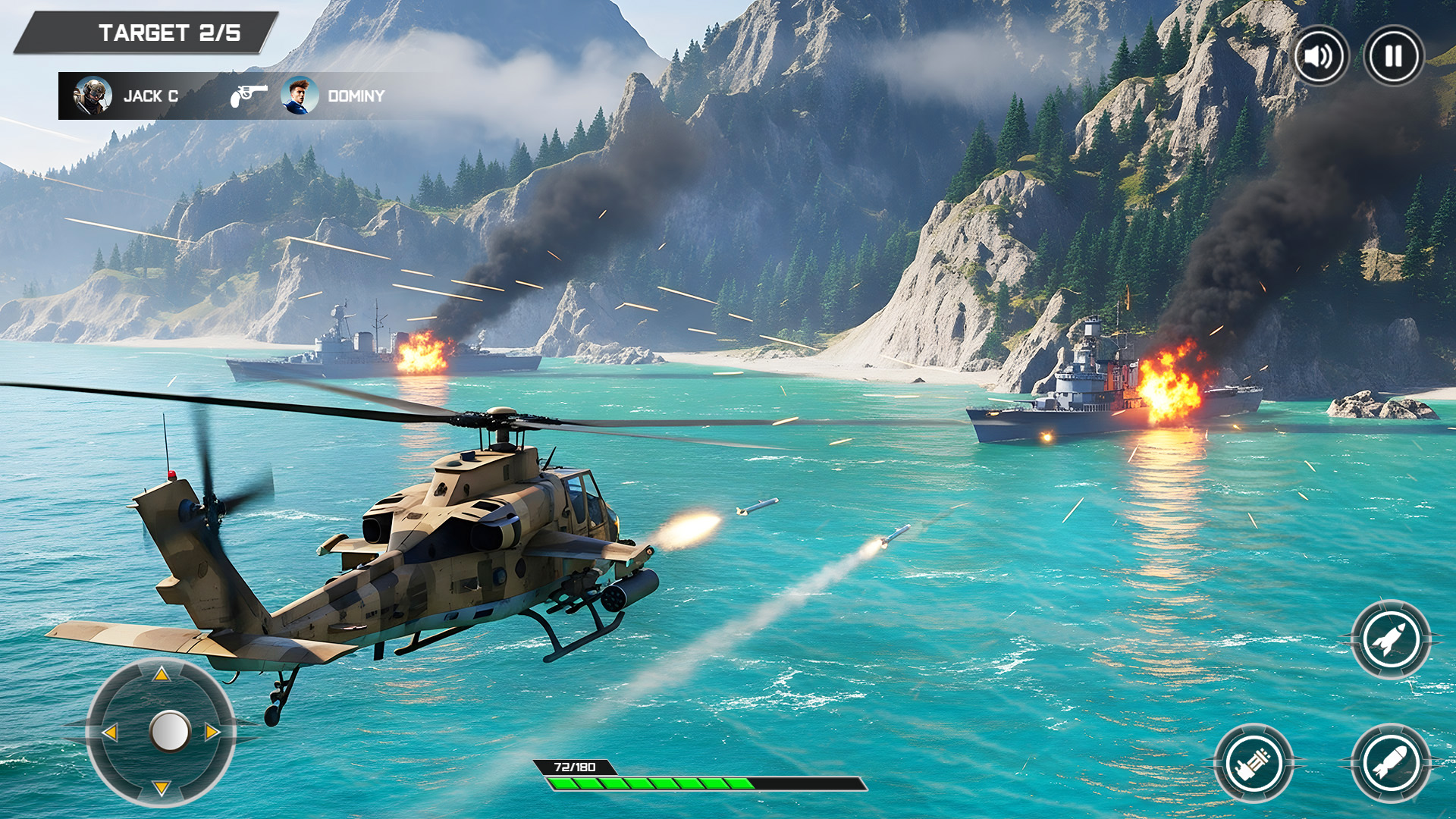 اسکرین شات 1 بازی Gunship Air Strike! Heli Raid