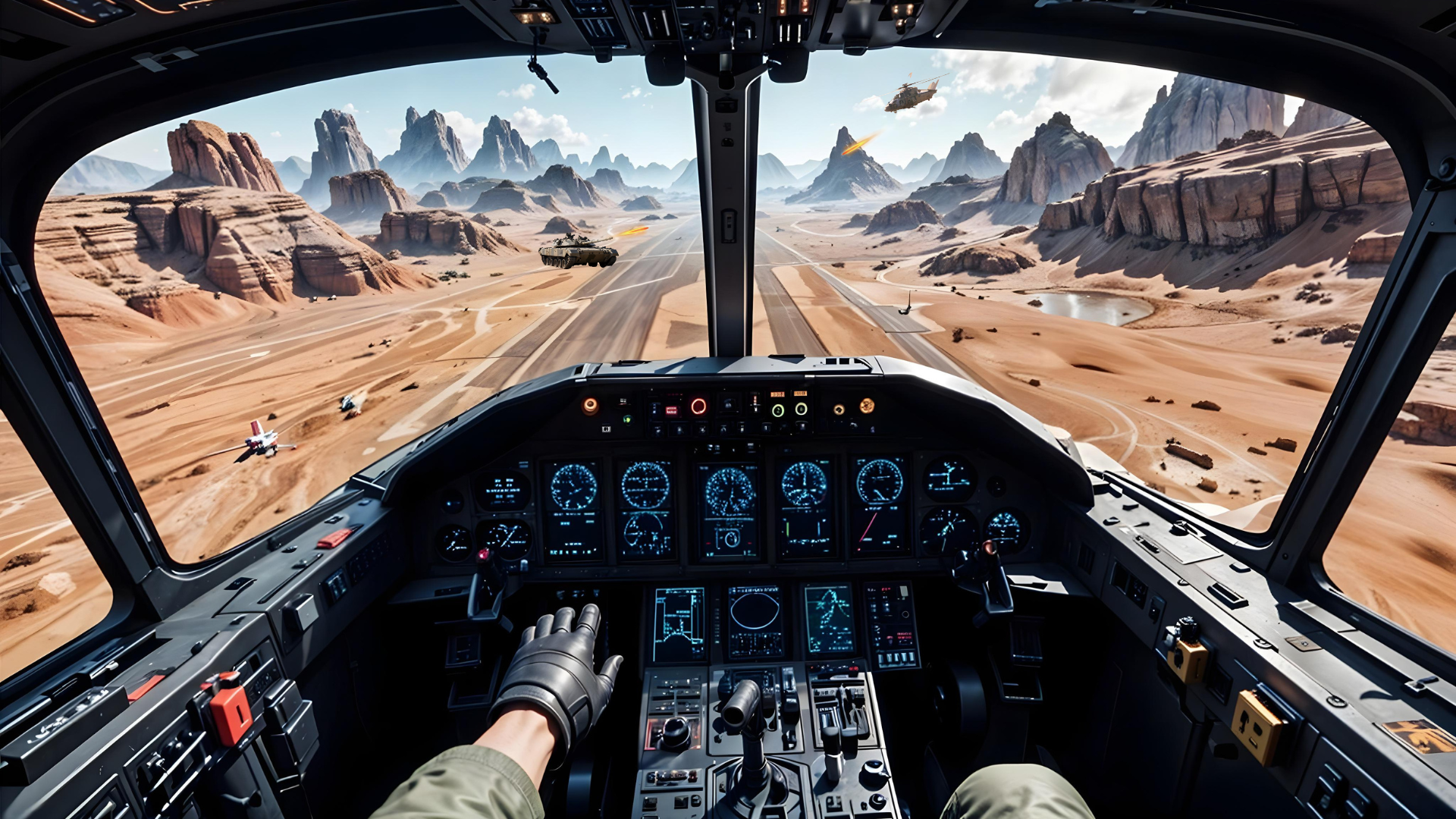 اسکرین شات 3 بازی Gunship Battle Modern Warfare
