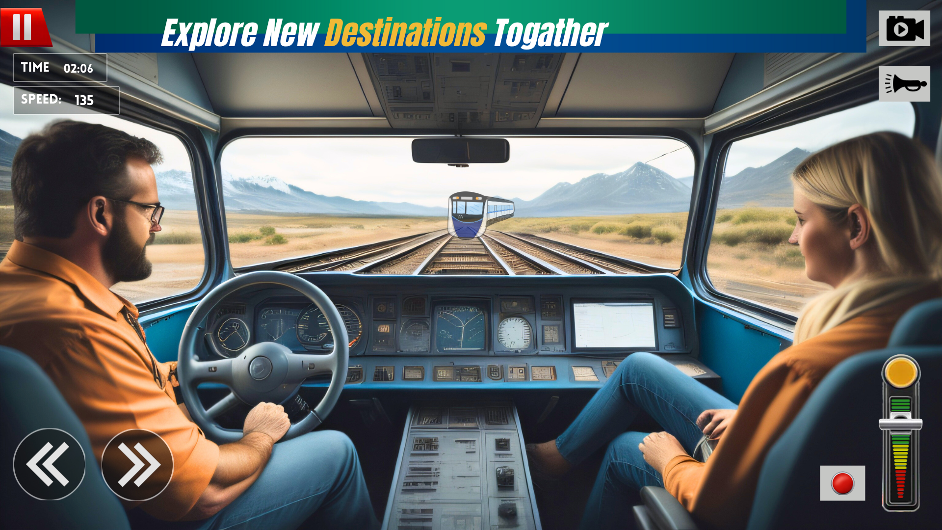 اسکرین شات 2 بازی Train Games 3d Train Driving