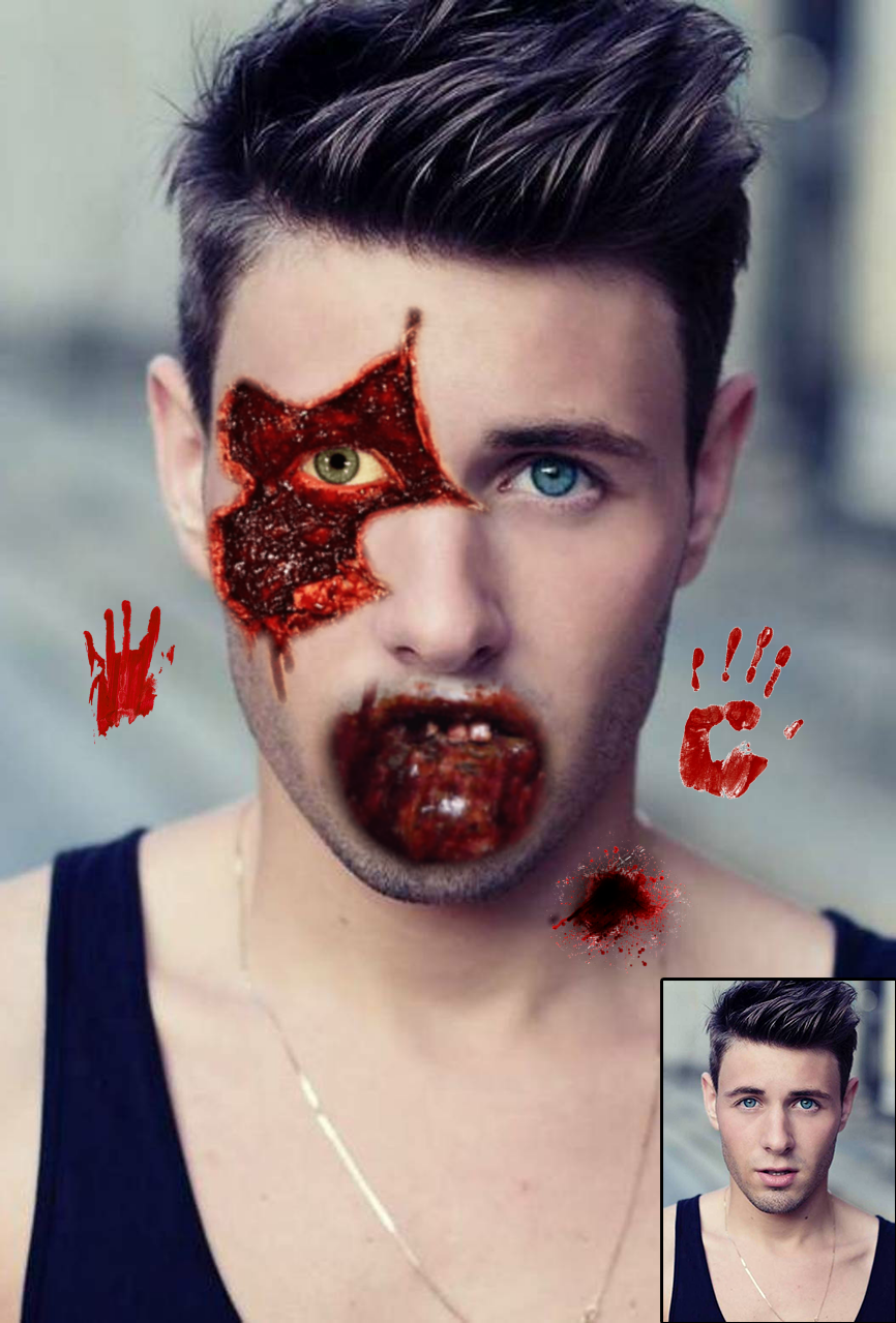 اسکرین شات 8 برنامه Horror Face Maker (Zombie)