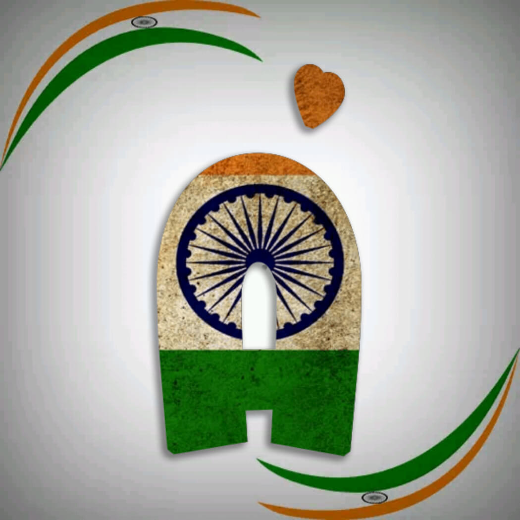 اسکرین شات 4 برنامه India Flag Photo DP Letter Art