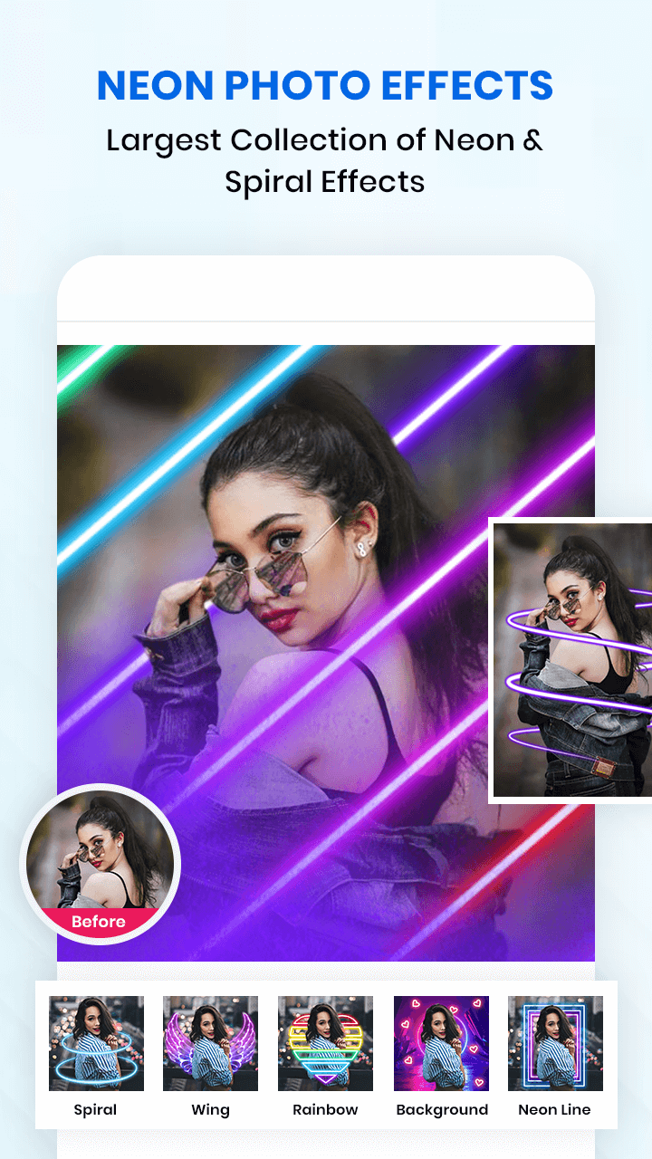 اسکرین شات 3 برنامه Photo Fab - Picture Editor, Ef