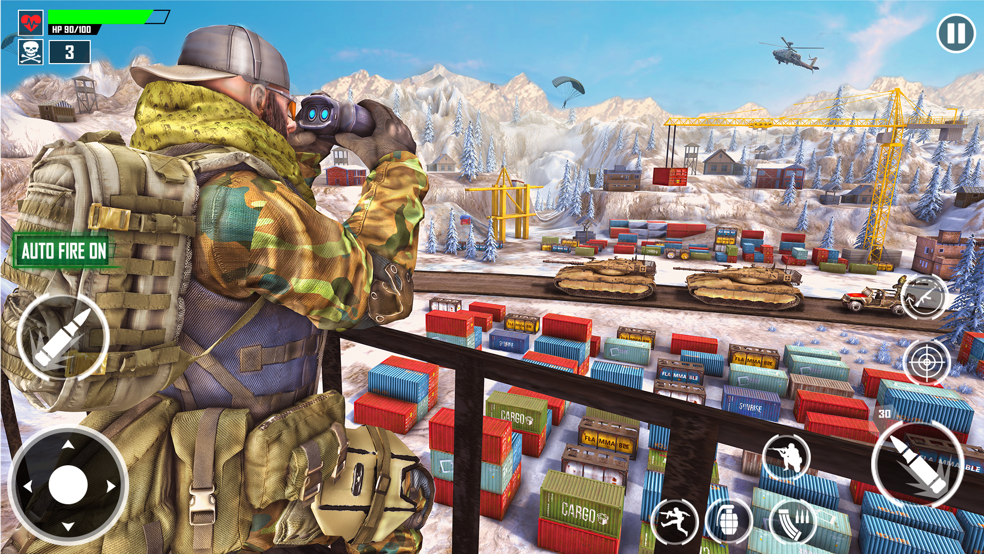 اسکرین شات 3 بازی FPS Shooting Games : Gun Games