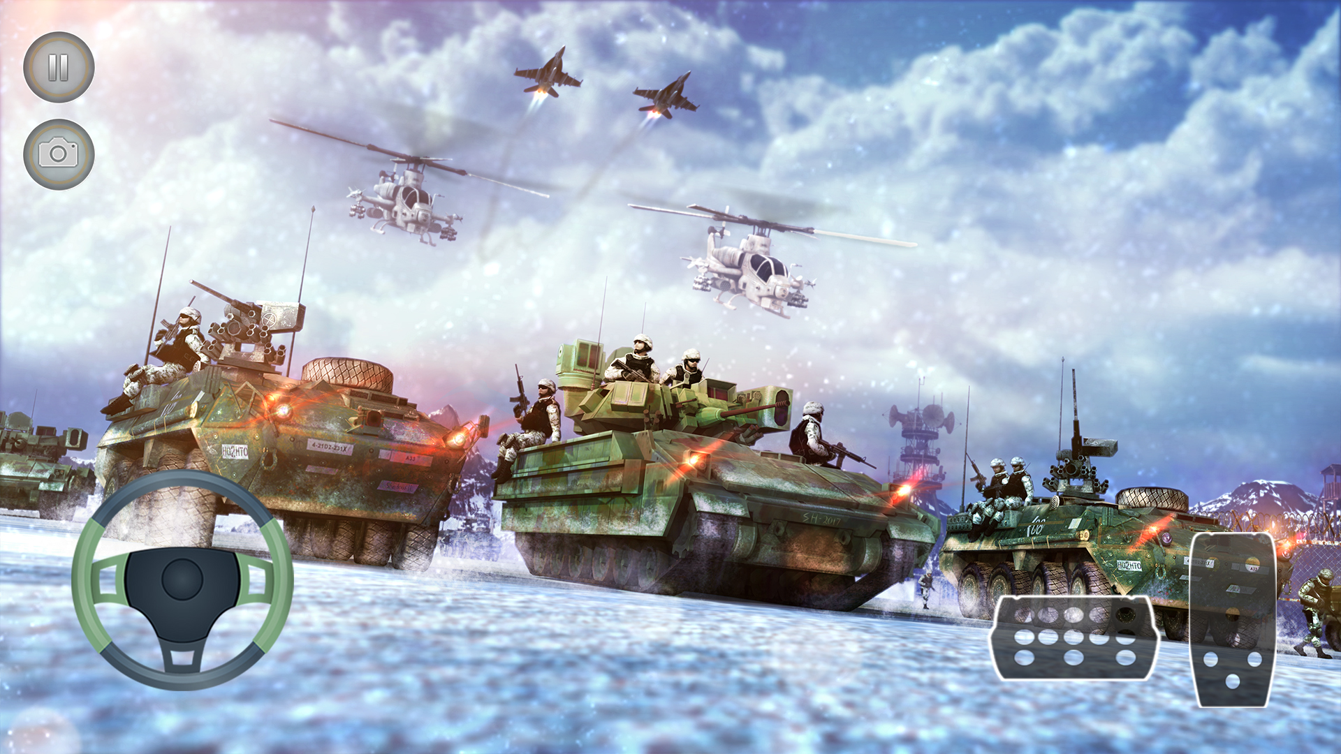 اسکرین شات 6 بازی Army Truck Driving Simulator