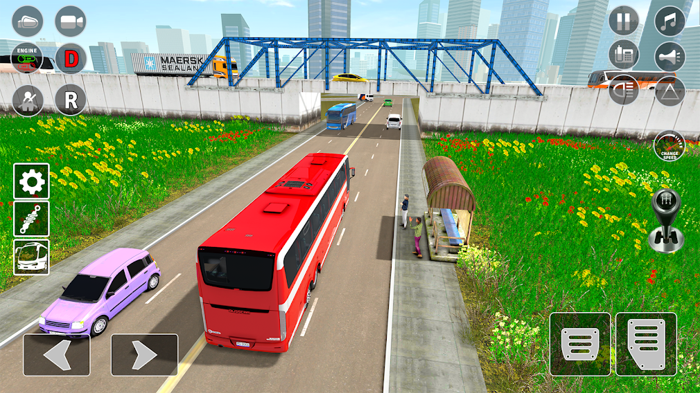 اسکرین شات 1 بازی Bus Simulator Bus Driving Game