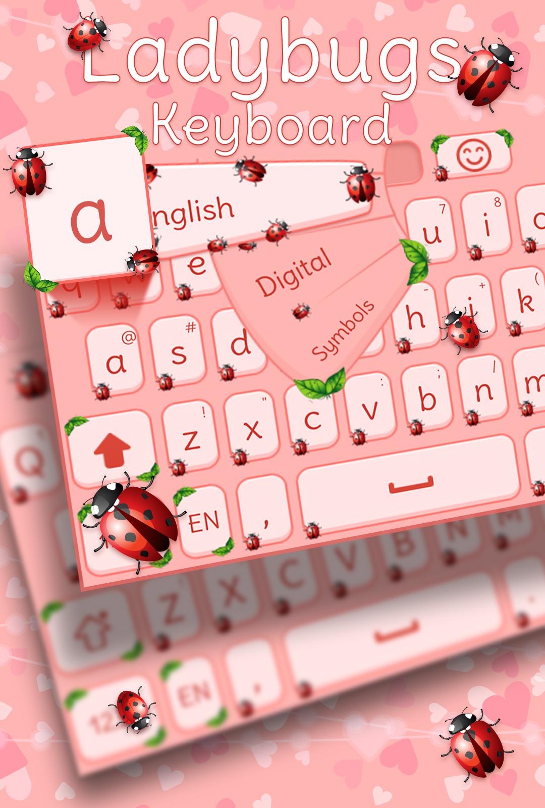 اسکرین شات 2 برنامه Ladybugs keyboard