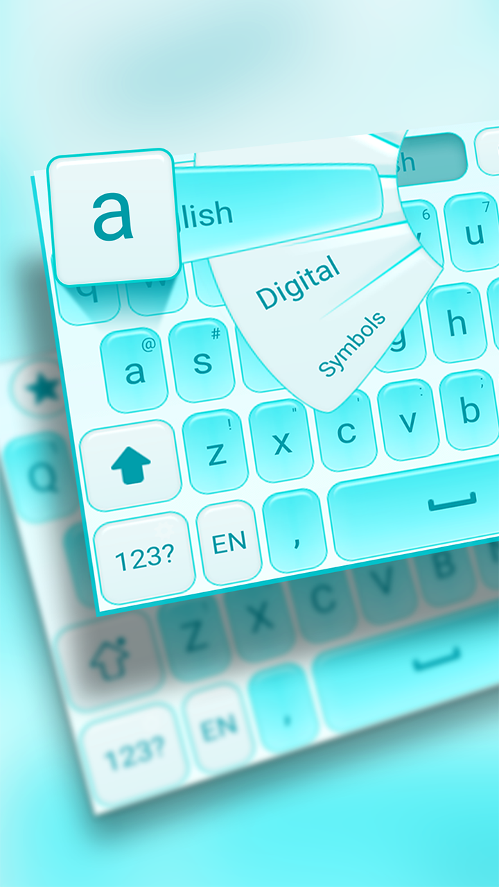 اسکرین شات 1 برنامه Large letter Keyboard