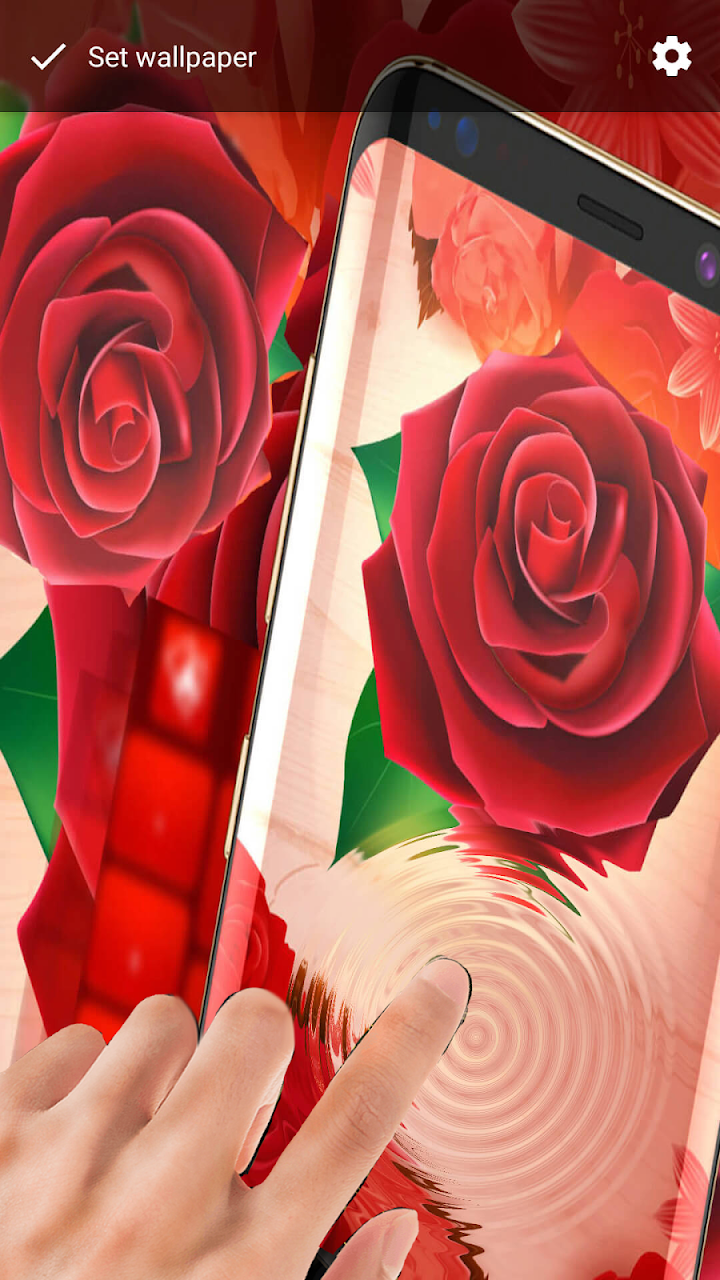 اسکرین شات 2 برنامه Red Rose Keyboard 2021