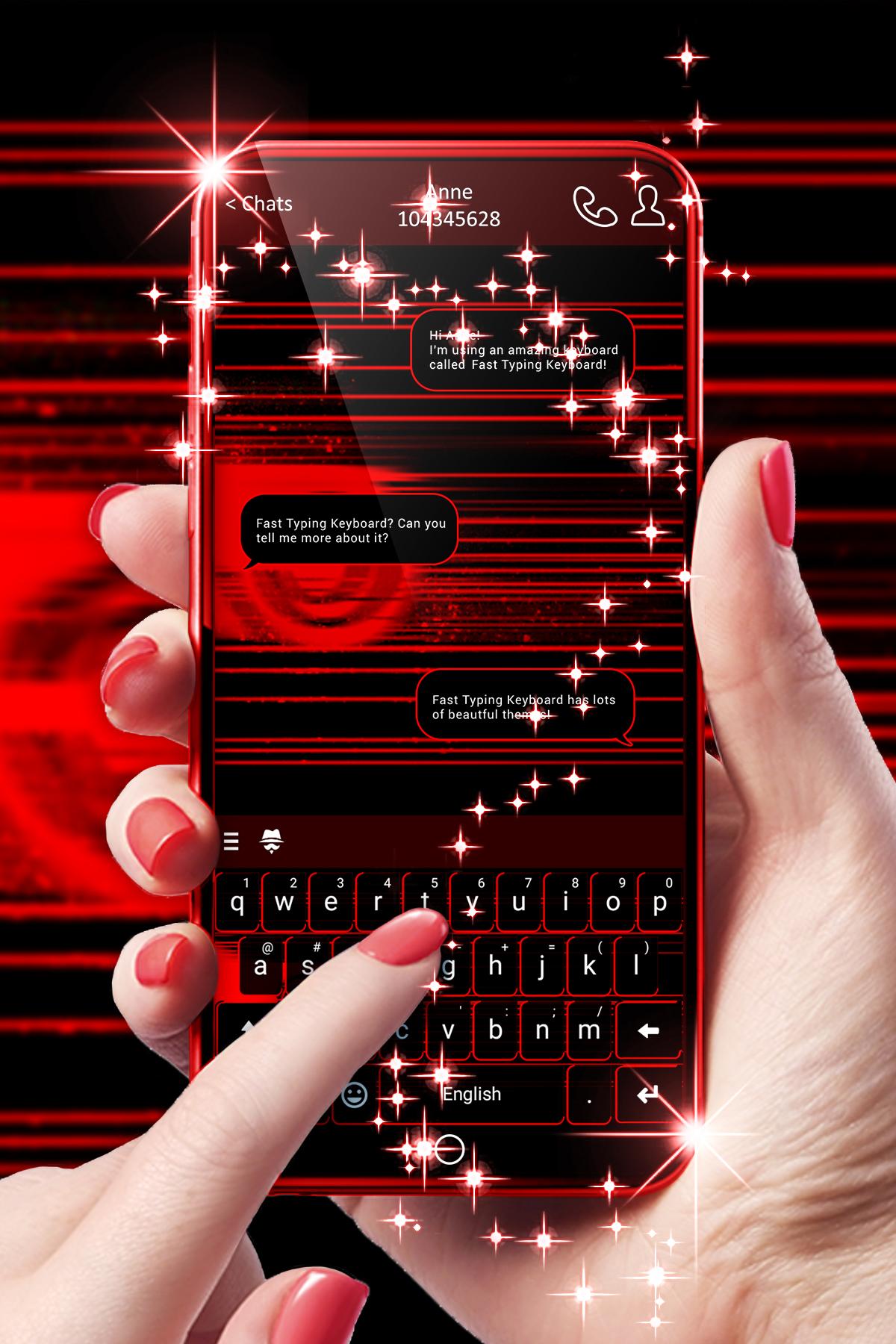 اسکرین شات 1 برنامه Fast Typing Keyboard