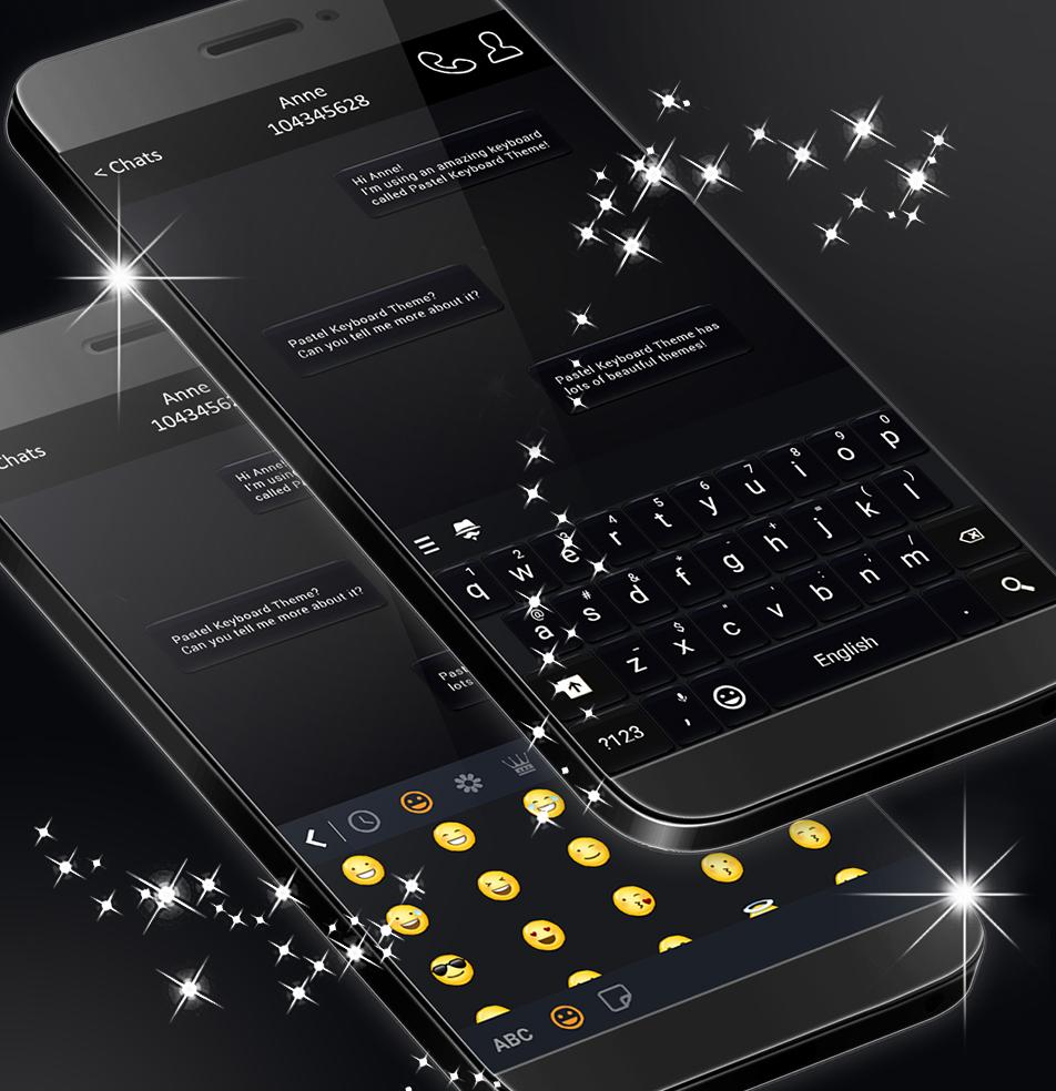 اسکرین شات 3 برنامه Black Style Keyboard