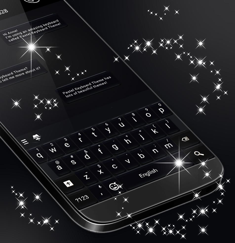 اسکرین شات 1 برنامه Black Style Keyboard