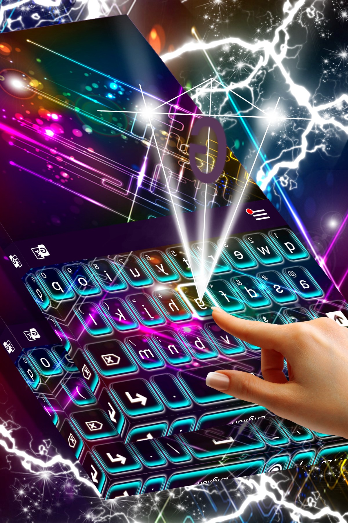اسکرین شات 3 برنامه Keyboard Color Theme