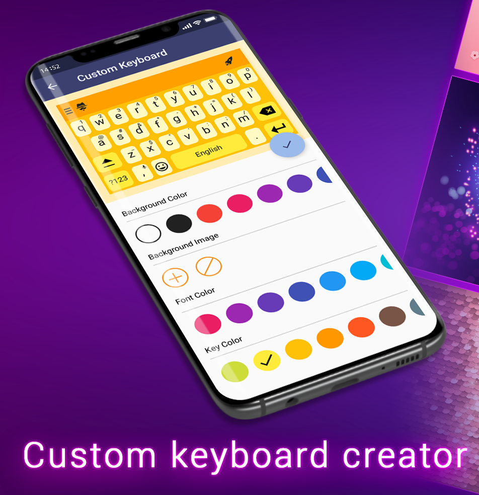 اسکرین شات 5 برنامه Keyboard Themes For Android