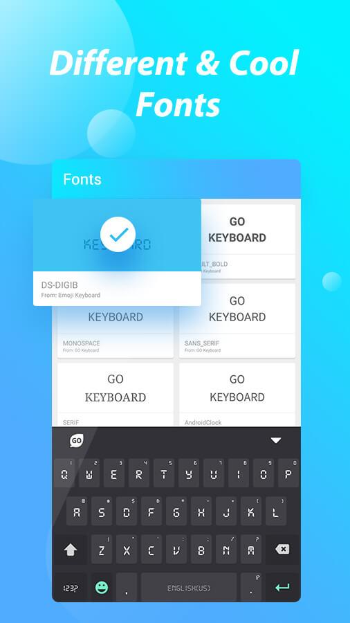 اسکرین شات 8 برنامه GO Keyboard Pro - Emoji, GIF,