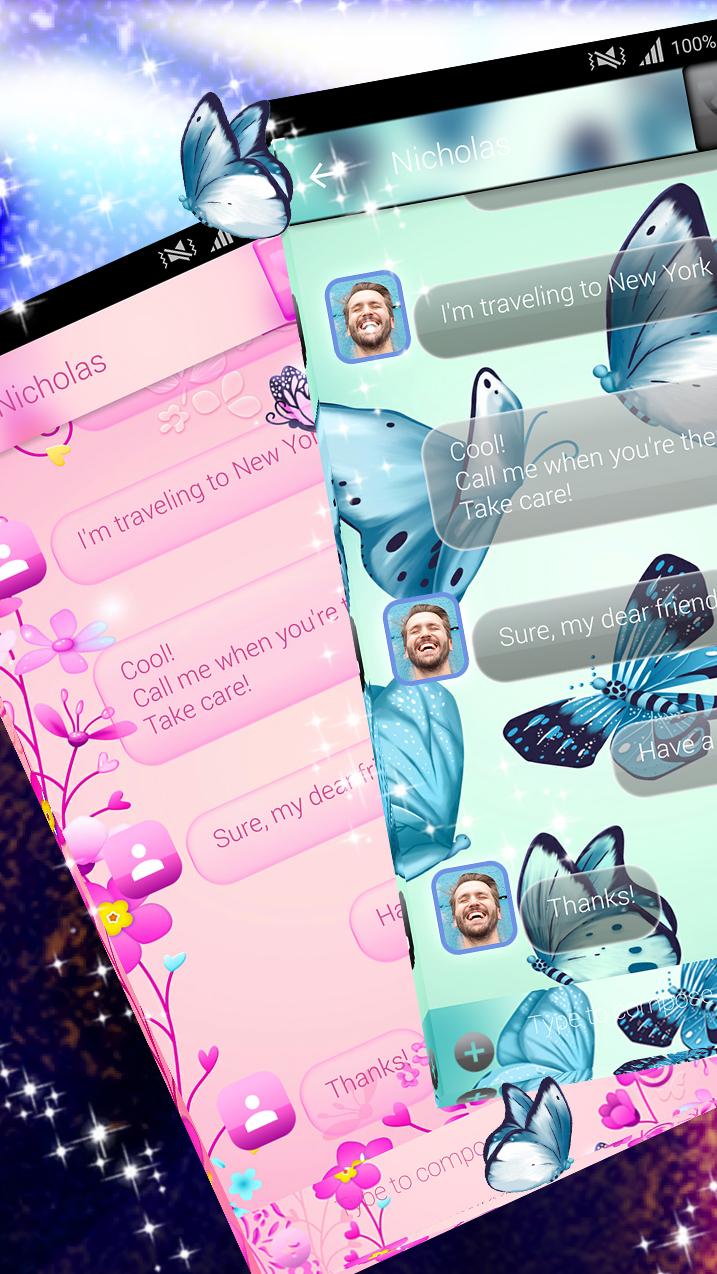 اسکرین شات 3 برنامه Messenger Theme 2022