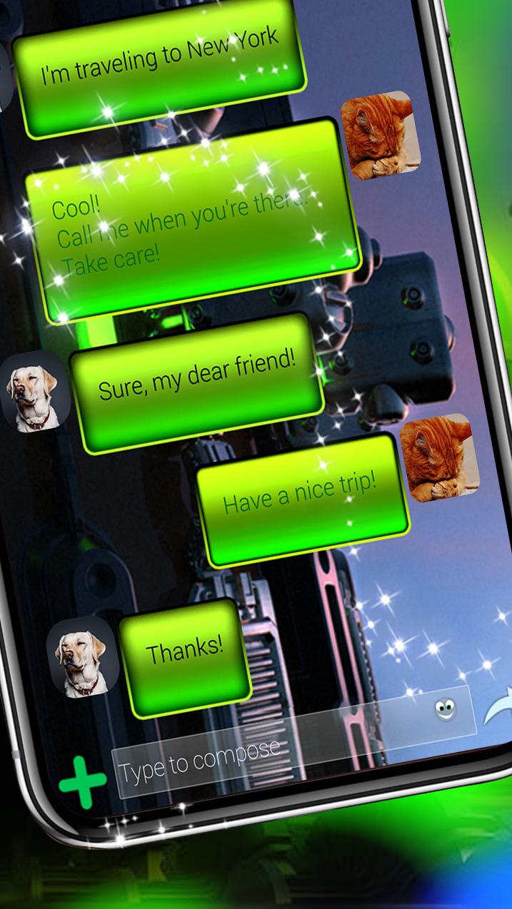 اسکرین شات 6 برنامه Messenger Theme 2022