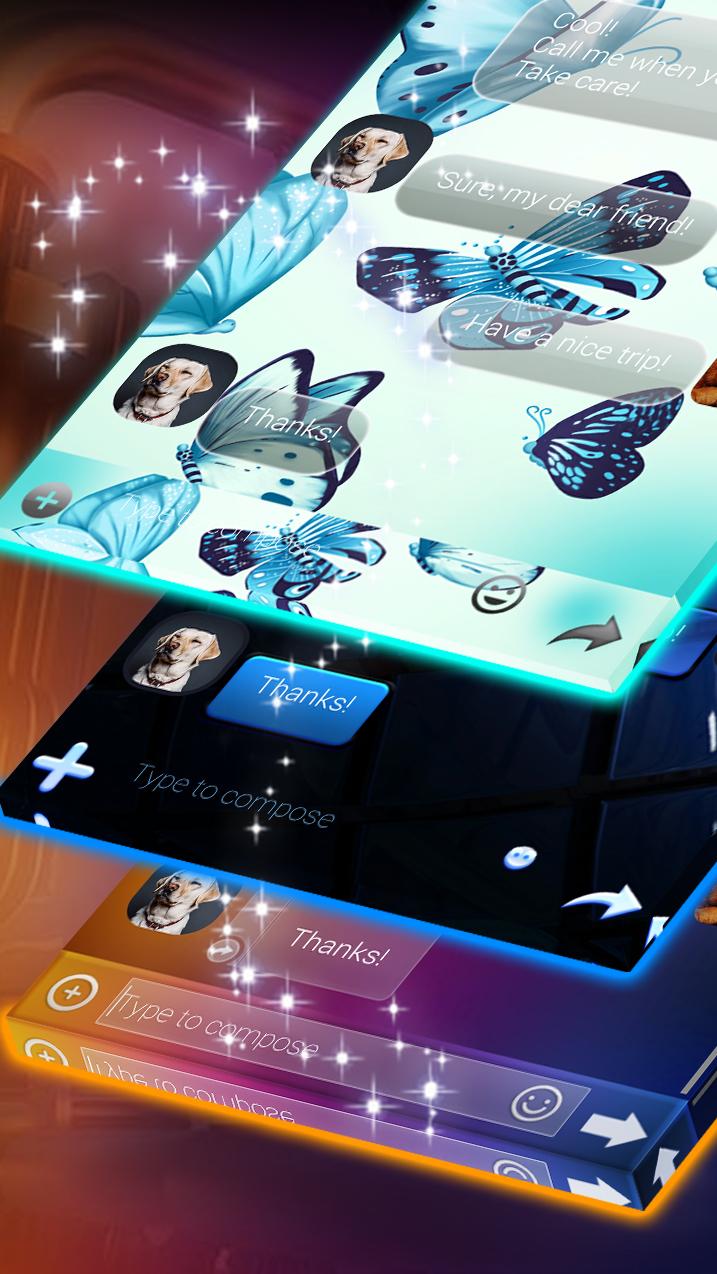 اسکرین شات 5 برنامه Messenger Theme 2022