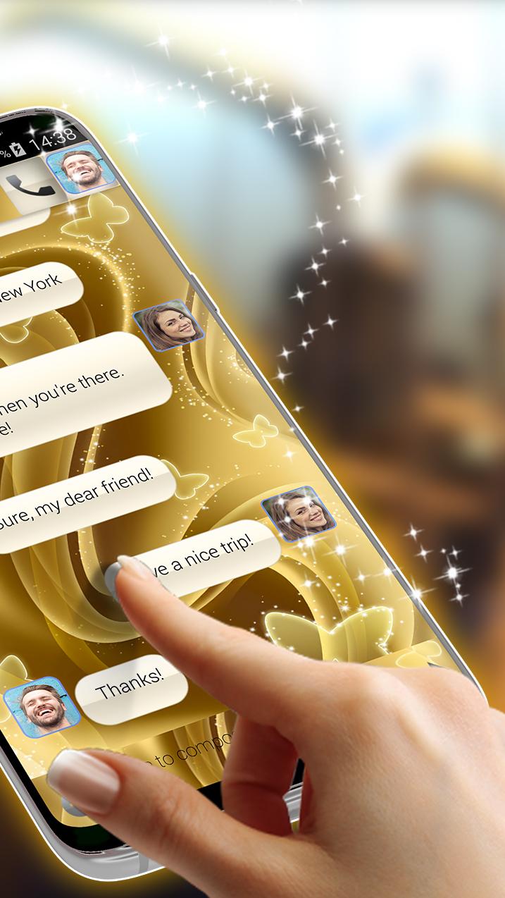 اسکرین شات 4 برنامه Messenger Theme 2022