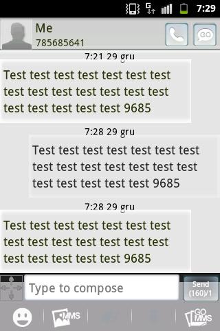 اسکرین شات 2 برنامه Theme Black White GO SMS PRO