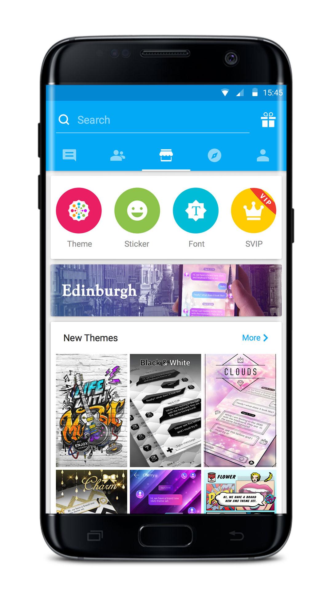 اسکرین شات 6 برنامه GO SMS Pro - Messenger, Free T