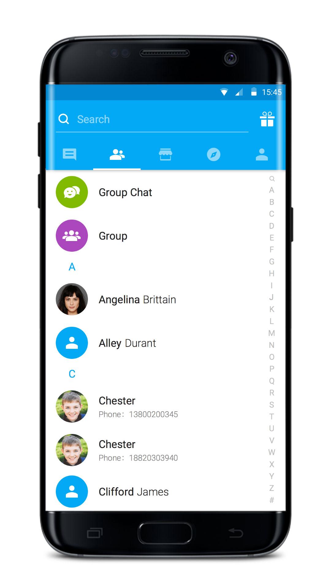 اسکرین شات 5 برنامه GO SMS Pro - Messenger, Free T